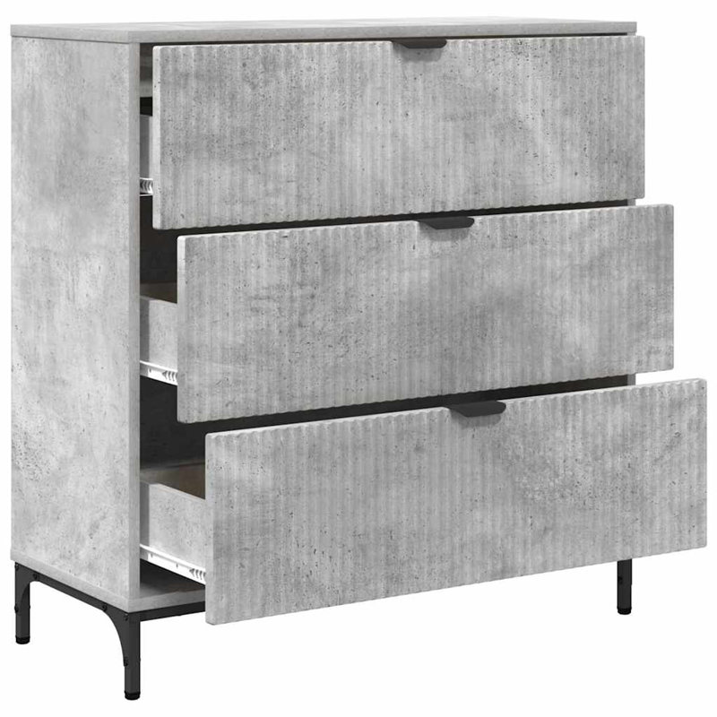 79.5cm Sideboard, Concrete Grey