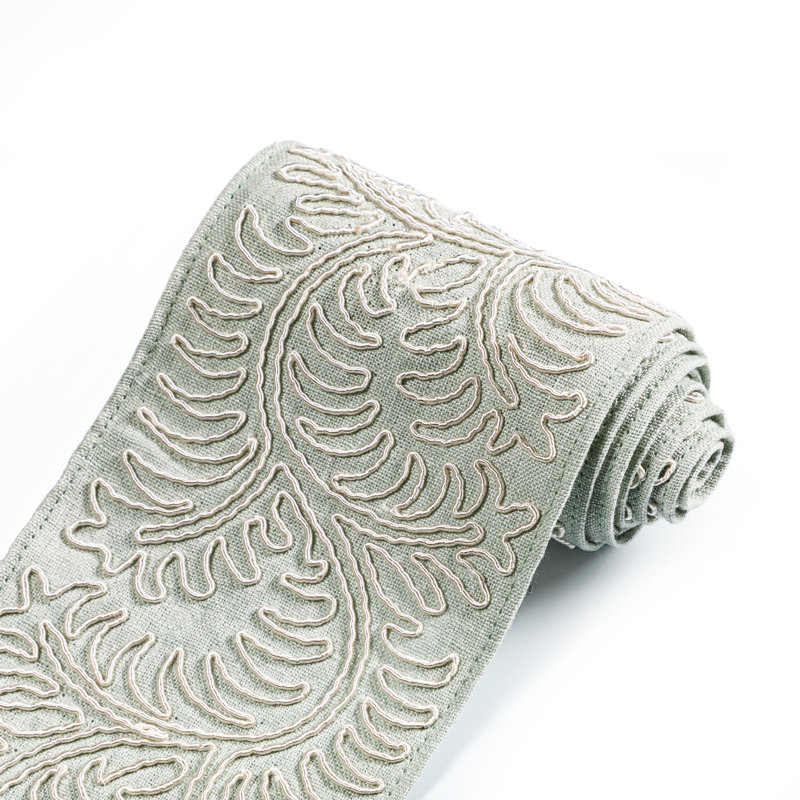Treillis Passementerie II Sirine Tape Fabric, Mist