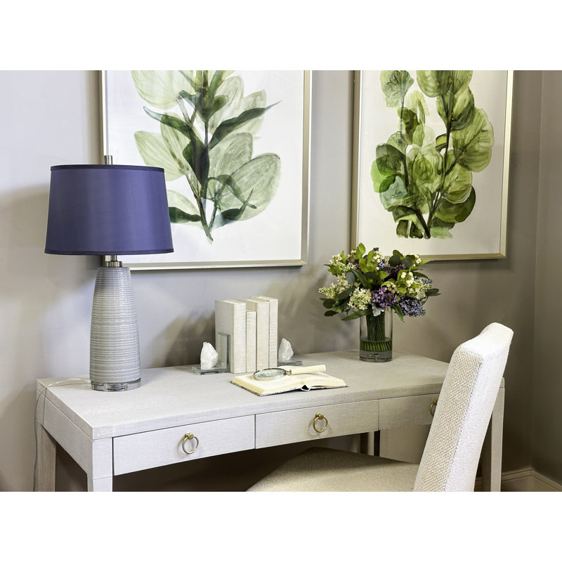 Faux Floral Arrangement with Lilacs and Berries