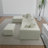 Convertible Modular Sectional Sofa Set Popular Microfiber Fabric Compression Sofa