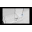 Illume 33.5 in. x 34 in. x 78 in. 90-degree Fully Frameless Wall Hinged Glass Shower Enclosure-1095978354