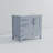 Bath Vanity with Right Offset and White Quartz Top-2106837195
