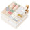 Ensemble de 10 tiroirs de rangement pour commode pour vêtements de bébé, sous-vêtements, organisation de garde-robe pliable et bacs de rangement, beige