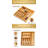 Large Kitchen Drawer Organizer Silverware Utensils Bamboo Flatware Holder Thick Frames