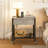 Haigh End Table with Removable Laptop Desk and Charging Stations-231917265