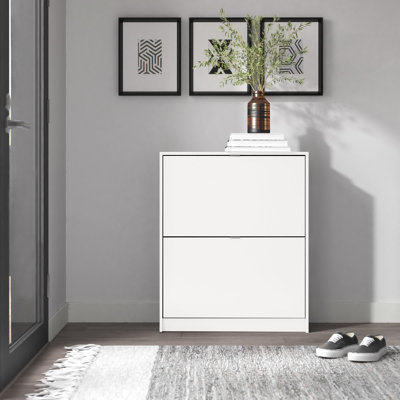 Armoire de rangement pour chaussures 6 paires Aula