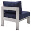 Fauteuil de patio extérieur en aluminium Shore Sunbrella-528654714
