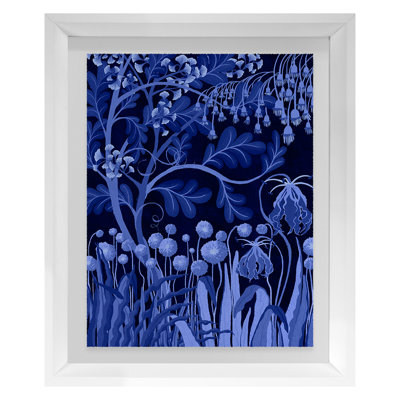 Peculiar Blooms 8 Framed Acrylic Painting Print