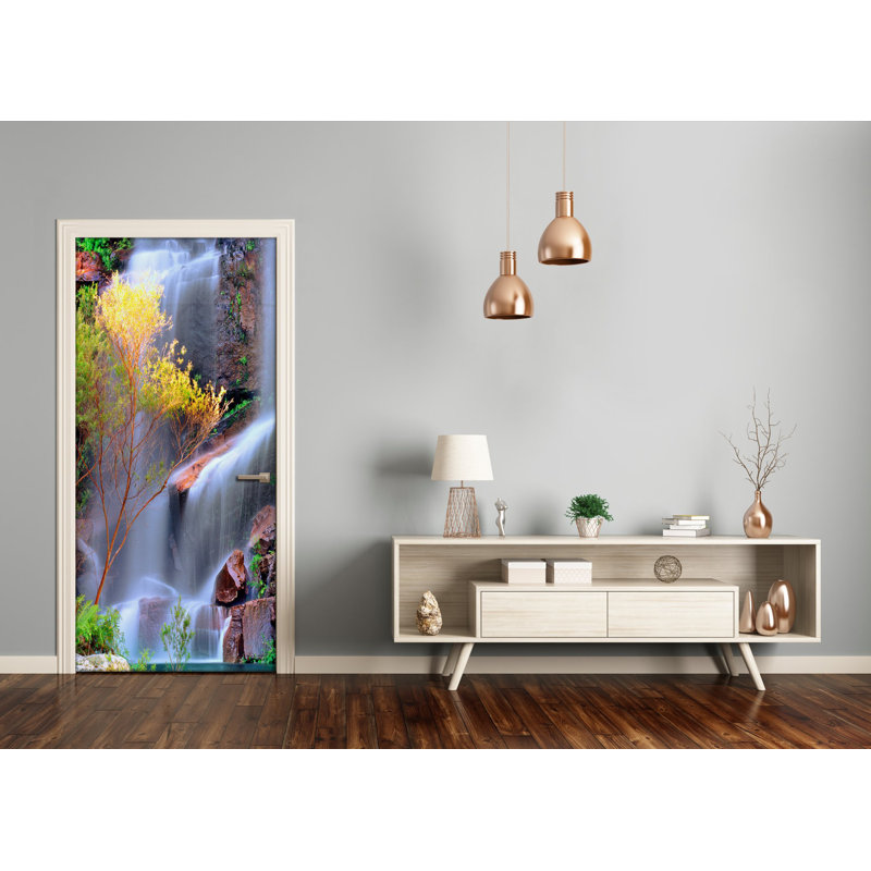 Landscapes Waterfall Door Decal