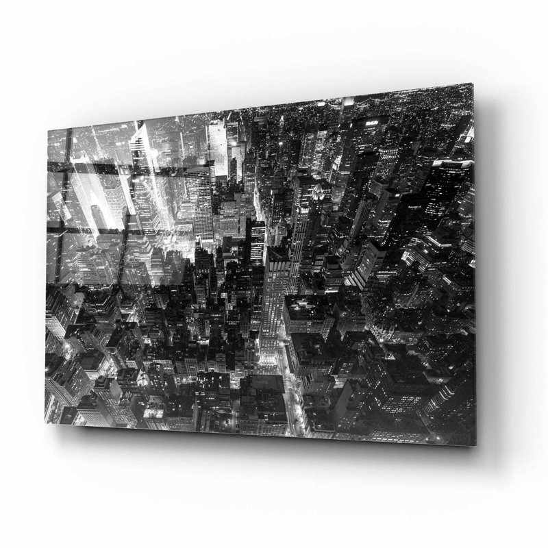 «Concrete Jungle of New York» par Edin Chavez - reproduction non encadrée, H 12 po x l 16 po x P 0,13 po
