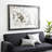 Metal Coiled Ribbon Sunburst Silver Wall Decor with Black Frame