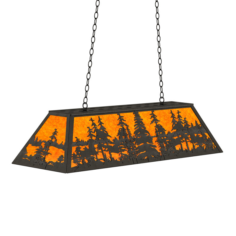 Doby 6 - Light Pendant, Black, 44" H x 48" W x 17" D