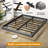 Floating Bed Frame with LED Lights, Metal Bed Frame, No Springs, Easy to Assemble-1125132814