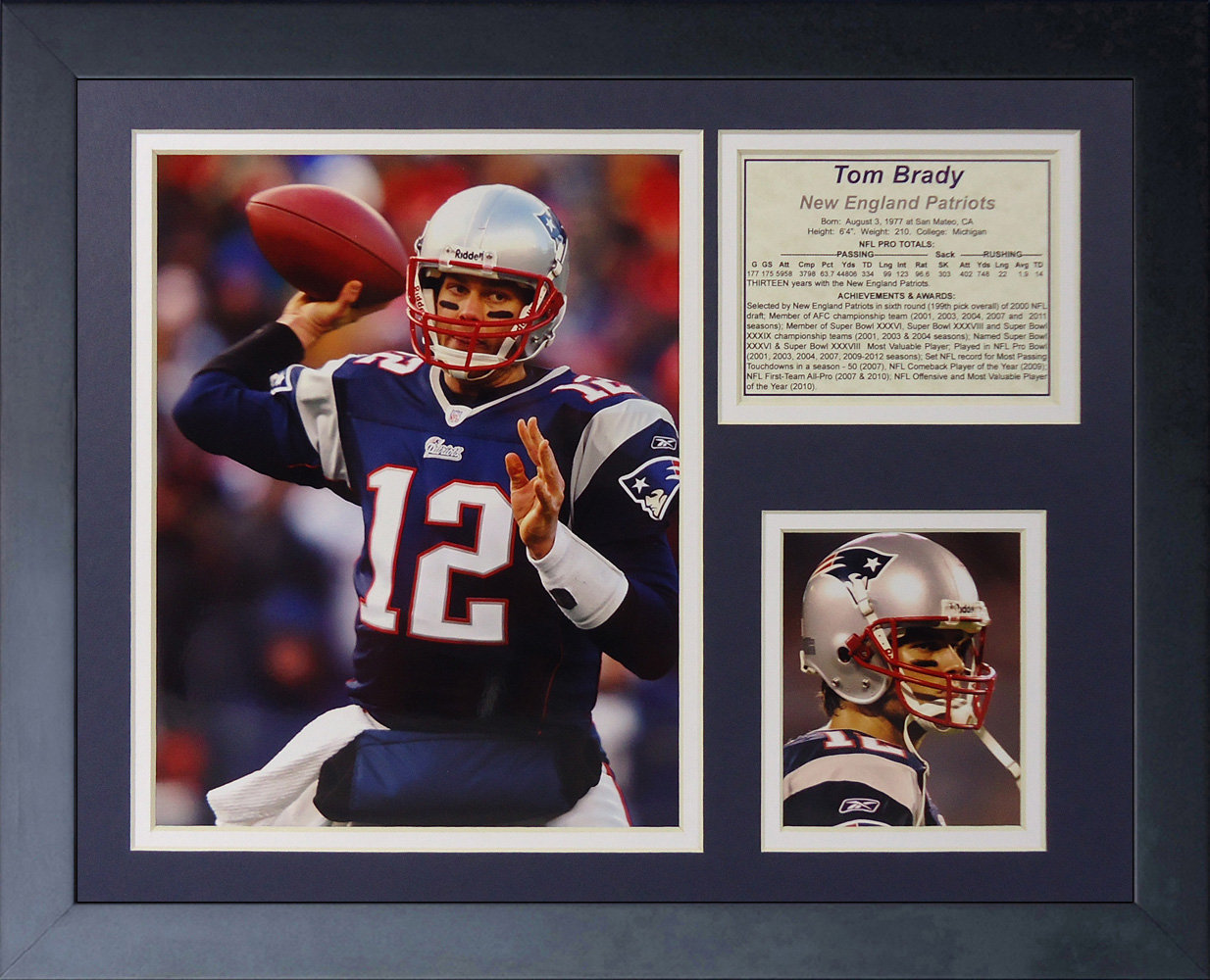 Buy Art For Less Darryl Vlasak Tom Brady 5 Time Super Bowl Champion 4 Time  Super Bowl MVP Framed On Paper by Darryl Vlasak Memorabilia & Reviews