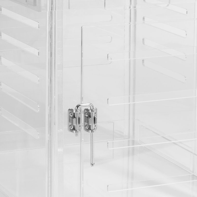 Grande cage pour animal de compagnie avec loquet argenté, Lin lin