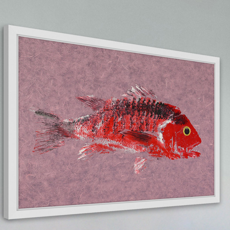 « accrocheur » par warren vendeurs, reproduction d’art sur papier encadrée, H 16 po x l 24 po x P 1,5 po