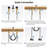 Circular X Widespread Bathroom Faucet 3 Hole, 2-handle Bathroom Sink Faucet with Drain Assembly-92578033
