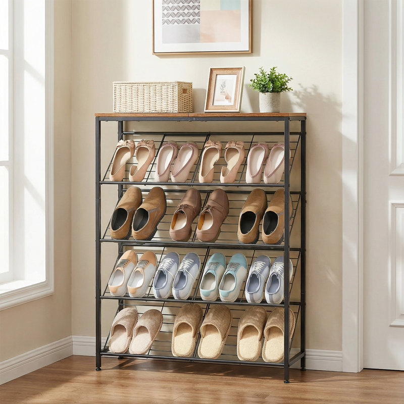 5 Tier 16 Pair Shoe Rack