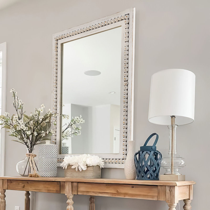 Miroir Rustic, Blanc, H 22 po x l 30 po