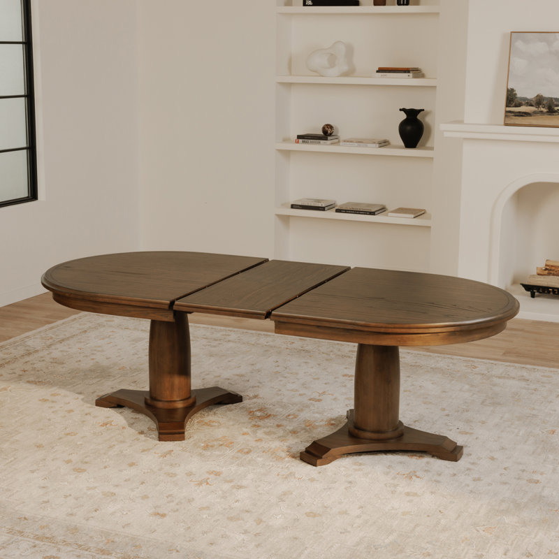 Emalie Extension Dining Table Vintage Brown