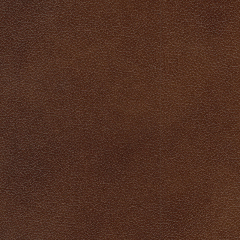 Repose-pieds Mikyah, Cuir véritable brandy