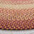 Braided Flat Weave Cotton/Others Geometric Rug in Yellow/Red-1362147945