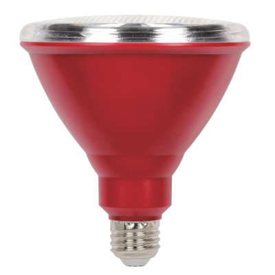 Westinghouse 3314714-6PK PAR38 Flood Outdoor Weatherproof LED RED Light Bulbs