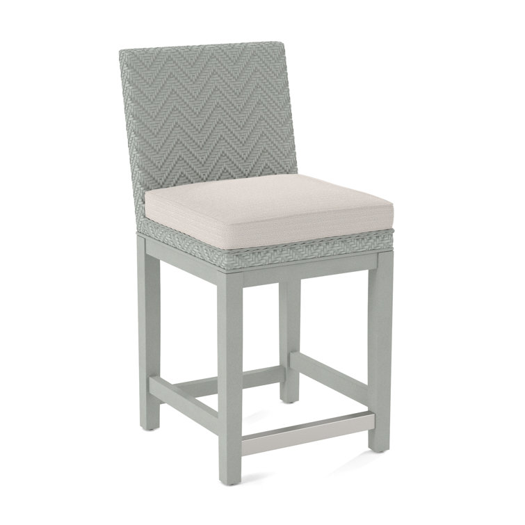 Woven Top Counter Stool