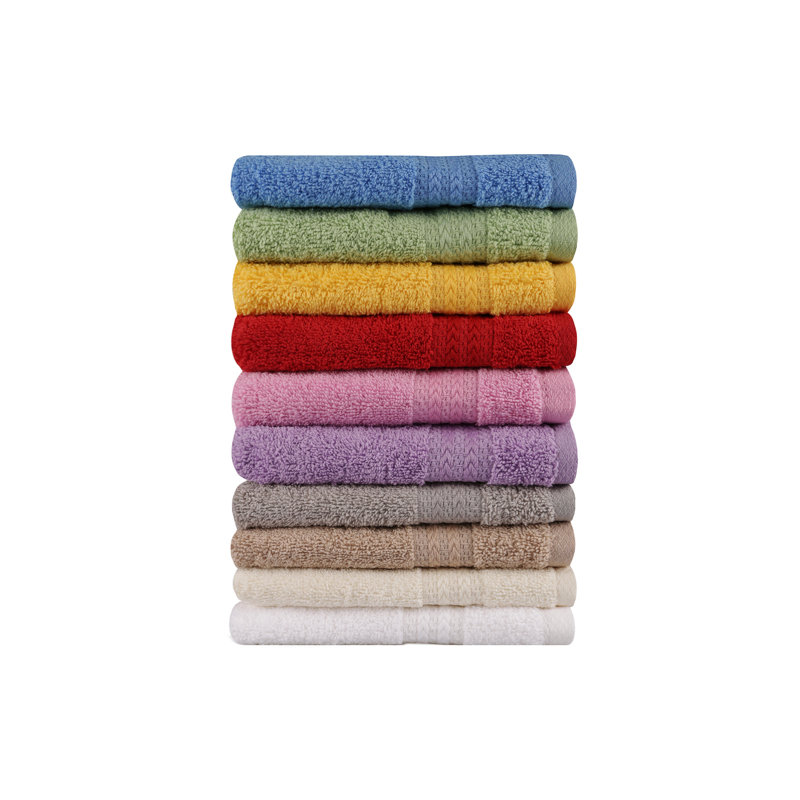 Ensemble de serviettes luxueuses 10 pièces, 100% coton, 11,8 po x 19,7 po | Ultra-doux et absorbant, 500 g / m² | Lavable à la machine à 104 ° F | Couleurs assorties: vert, bleu, jaune, gris, rouge, rose, lilas, blanc, crème, brun | Idéal pour la maison et le spa