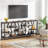 70.9 Inches Sofa Console Table with 4 Tier Wood Storage Shelves, Industrial Extra Long Narrow Entryway Accent Tables for Hallway, Living Room, Foyer (Rustic Brown)
