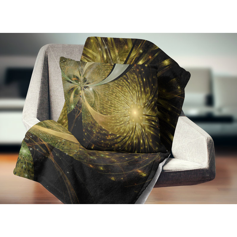 Abstract Reversible Throw Pillow