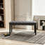 Repose-pieds rembourré et rembourré en velours-761787935