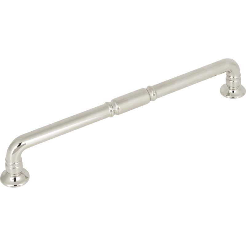 Kent Bar pull, Polished Nickel, 7 9/16" Center to Center