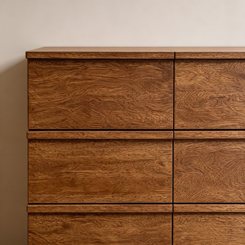 Kitchen Nine-Drawer Sideboard, 37.4" H x 70.87" W x 17.72" D