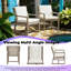 Ensemble de chaises d'extérieur avec coussins imperméables, chaises de patio ergonomiques-129890859