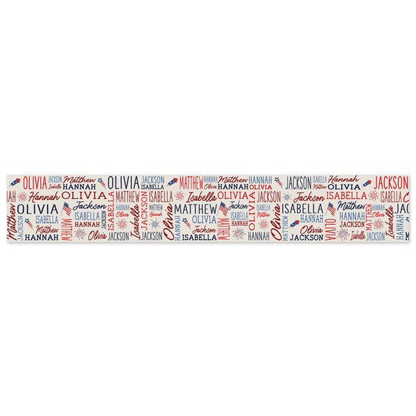 Chemin de table Patriotic, 16 po x 120 po, Oui