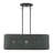Weavington 3 Light Black Medium Linear Chandelier-121436235-121436237
