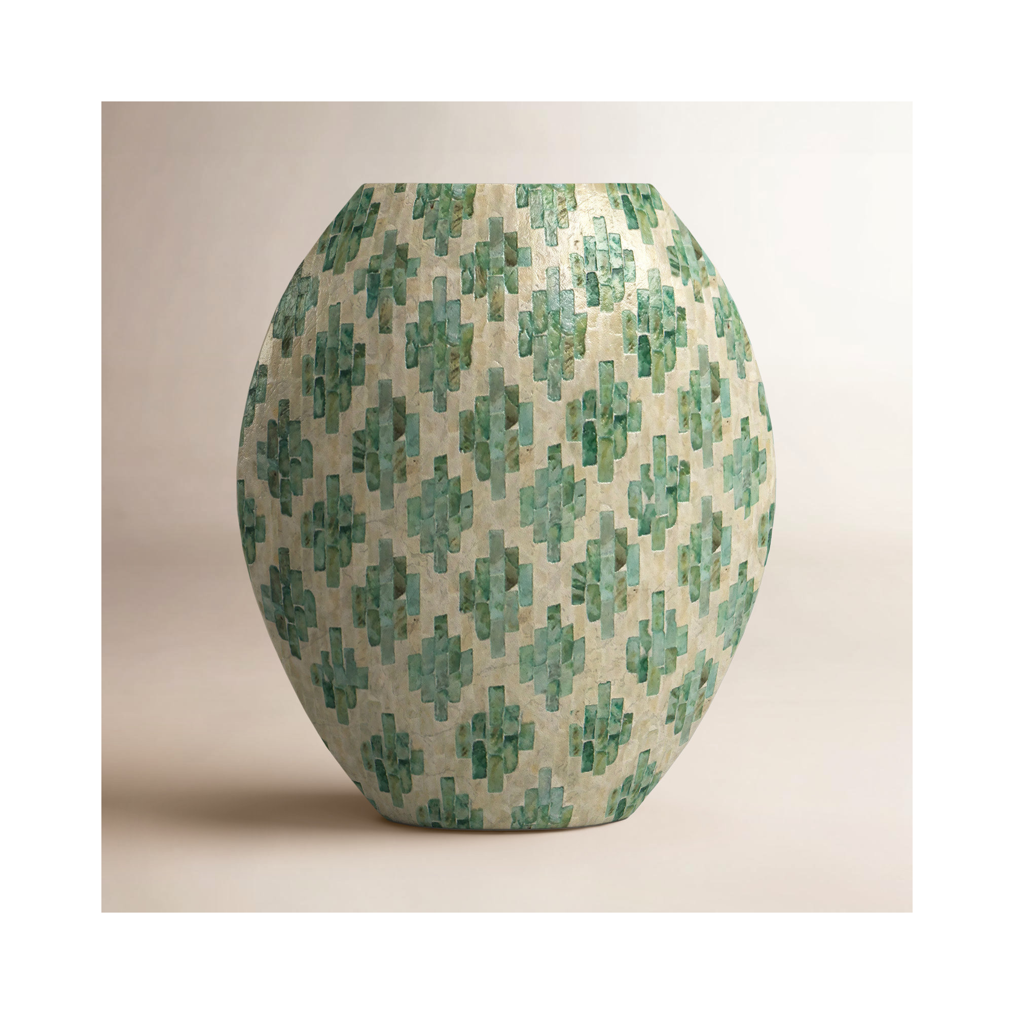 Raza Table Vase, 13.8" H x 5.9" W x 12.6" D