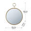 Petit miroir mural Arden-1372387723