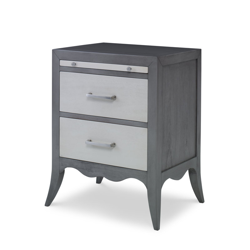 Beatrix 24'' W Solid Wood Nightstand