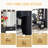 Vanity Desk With Mirror And Lights, 46.4IN Dressing Table With 2 Large Drawer&Large Vertical Organizer, 3 Level Dresser & 3 Lighting Modes Adjustable Brightness-922602559