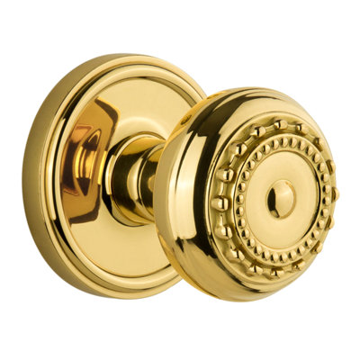 Grandeur Georgetown Rosette Double Dummy with Parthenon Door Knob