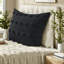 Ensembles de literie luxueux en polyester, style jacquard noir pour la maison