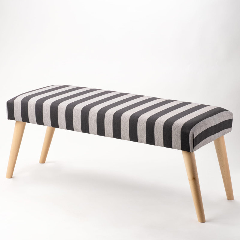 Koret Velvet Upholstered Bench, H45 x W120 x D35cm