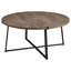 Table basse ronde en bois d'ingénierie
