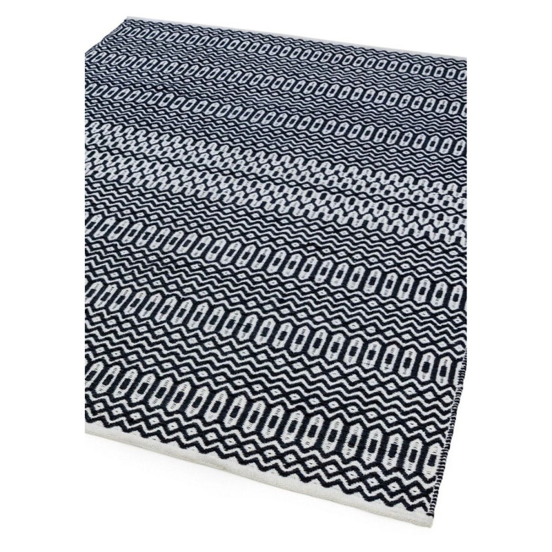 Bystrc Geometric Recycled P.E.T Hand Knotted Indoor / Outdoor Area Rug, Rectangle 160 x 230cm
