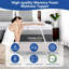 Surmatelas ferme 4 po avec housse en soie-1849950775