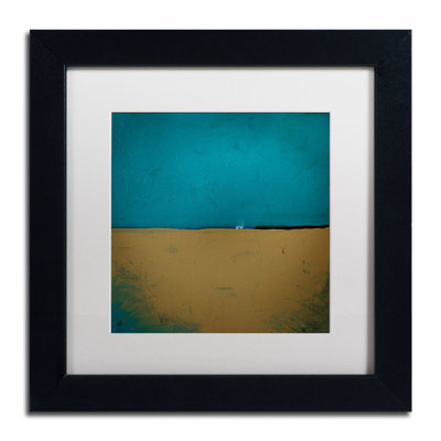 « bleu-horizon » par nicole dietz, reproduction d’art encadrée