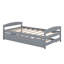 Lit plateforme simple avec lit gigogne-928331413