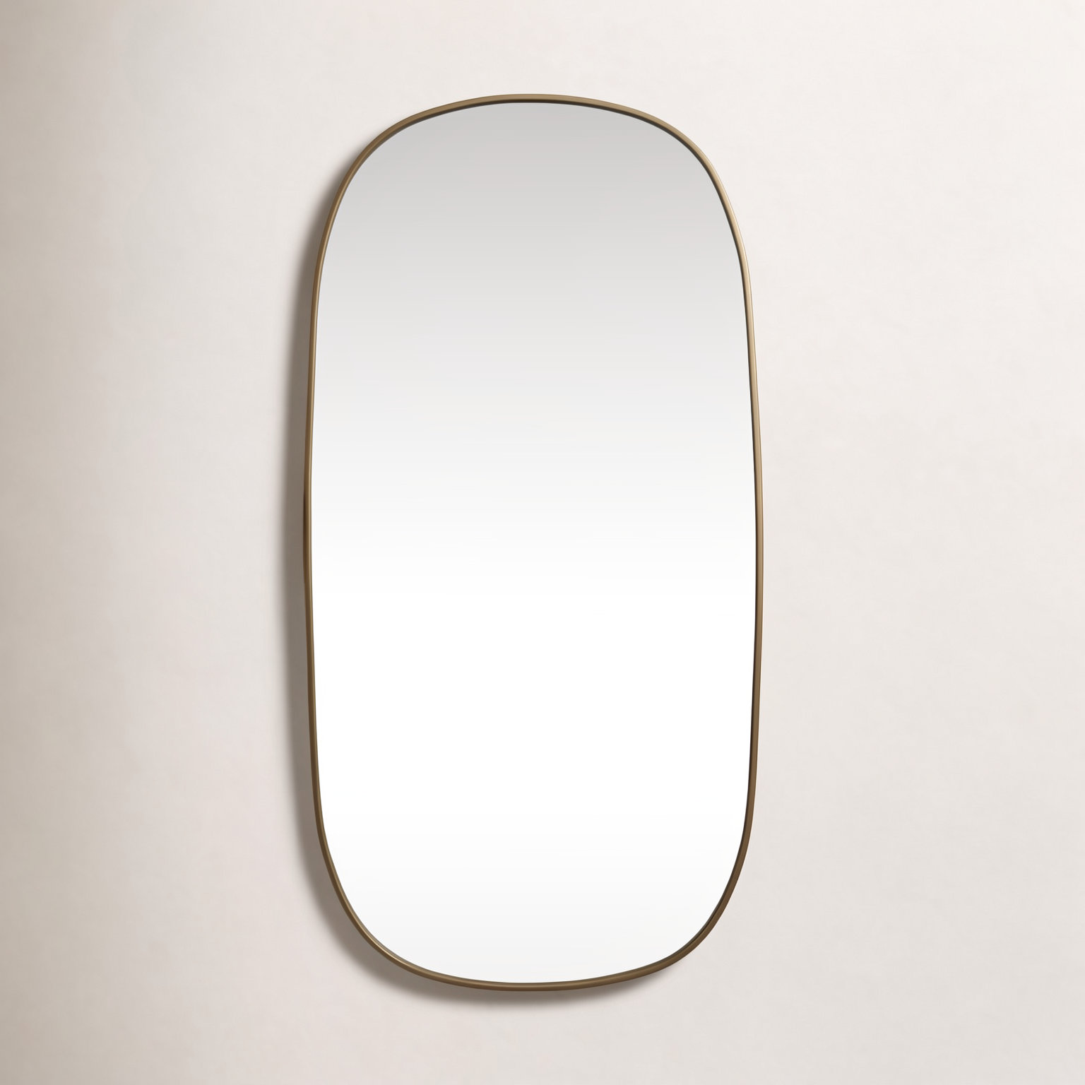 Bertin Mirror, 60"  x 30" , Brass